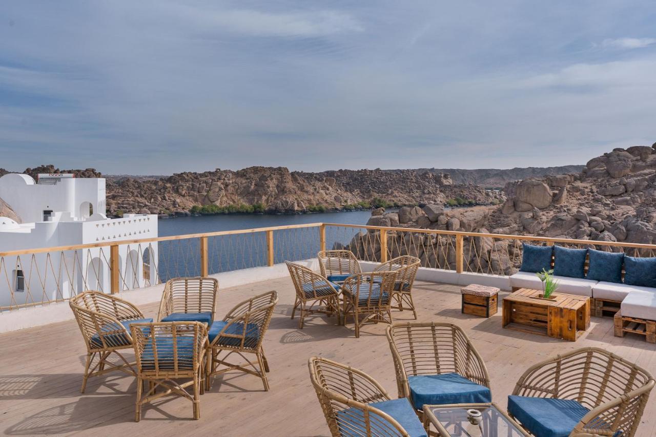 Benben By Dhara Hotels - Adults Only Aswan Exteriör bild View of the Nile from the hotel