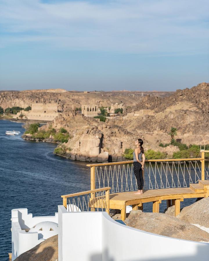 Benben By Dhara Hotels - Adults Only Aswan Exteriör bild View of the Nile from the Aswan Museum